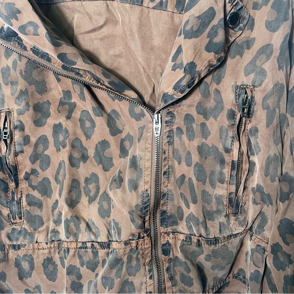 BLANKNYC Leopard Print Moto Jacket Small - Picture 3 of 5